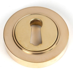 Polished Brass Round Escutcheon