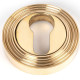 Polished Brass Beehive Euro Escutcheon