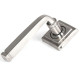Avon Unsprung Lever Door Handle on Square Rose Set - Satin Marine Stainless Steel