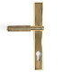 Brompton Slimline Sprung Lever Espagnolette - Polished Brass