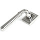 Newbury Lever on Square Rose Set - Polished Marine Stainless Steel