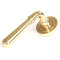 Newbury Lever on Art Deco Rose Set - Polished Brass