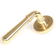 Polished Brass Newbury Lever on Round Rose Set - Unsprung