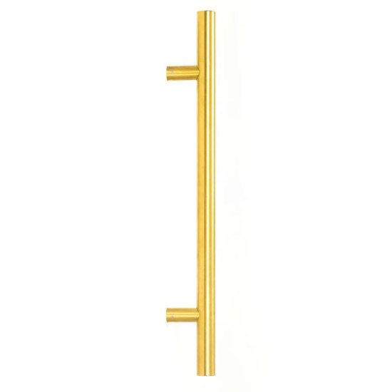 T Bar Handle with Secret Fixings - Aged Brass