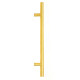 T Bar Handle with Secret Fixings - Aged Brass