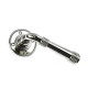 Polished Nickel Beehive Lever Door Handle