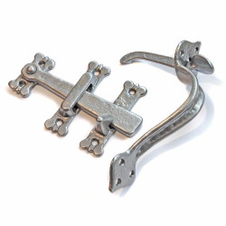 Kirkpatrick 3623 Burford Thumb Latch Set - Pewter Finish