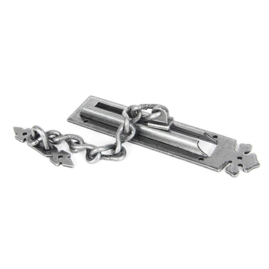 Blacksmith Pewter Patina Door Chain