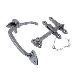 Kirkpatrick 3619 Thumb Latch Set - Pewter Finish