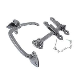 Kirkpatrick 3619 Thumb Latch Set - Pewter Finish