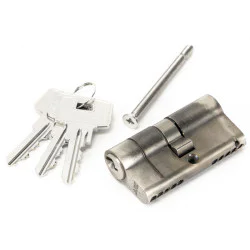 Double Euro Cylinder Lock - Pewter Finish