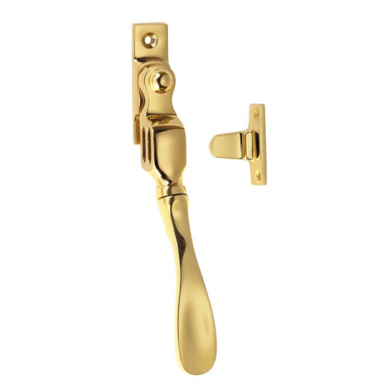 Double Night Vent Casement Fastener - Spoon End