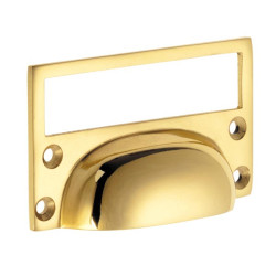 Croft 1822 Drawer Pull Handle c/w Card Frame