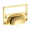Drawer Pull Handle c/w Card Frame