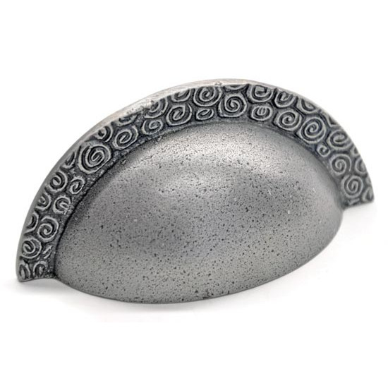 Nautilus Edged Iron Drawer Pull