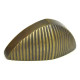 Antique Brass Harlech Drawer Pull