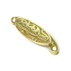 Brass Rambling Brier Drawer Pull