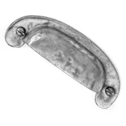 Louis Fraser 384 Drawer Pull - Pewter Finish
