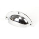 Period Cup Drawer Pull - Polished Chrome