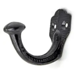 Egypt Single Hook - Black Finish