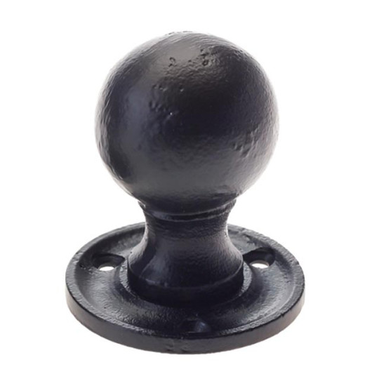 Essential Black Ball Door Knobs