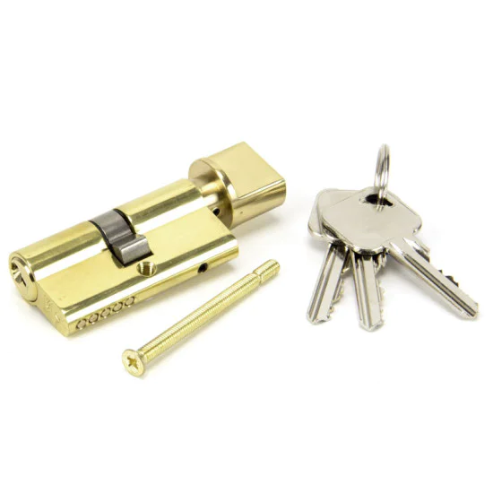 Euro Cylinder Thumbturn - Polished Brass