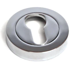 Euro Escutcheon - Chrome Finish