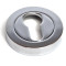 Euro Escutcheon - Chrome Finish
