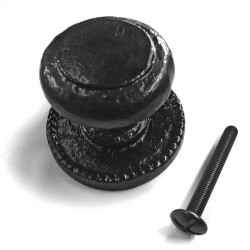 Kirkpatrick 3066 Victorian Centre Door Knob on a Round Plate