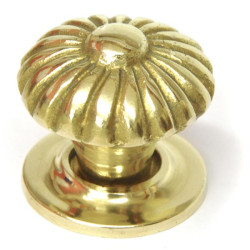 Brass Daisy Knob
