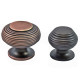 Beehive Cabinet Knob - Aged Bronze Finish