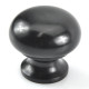 Ebony Bun Cabinet Knob