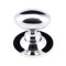 Polished Chrome Oval Cabinet Knob