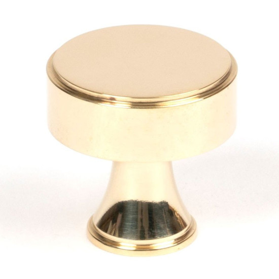 Polished Brass Scully Cabinet Knob