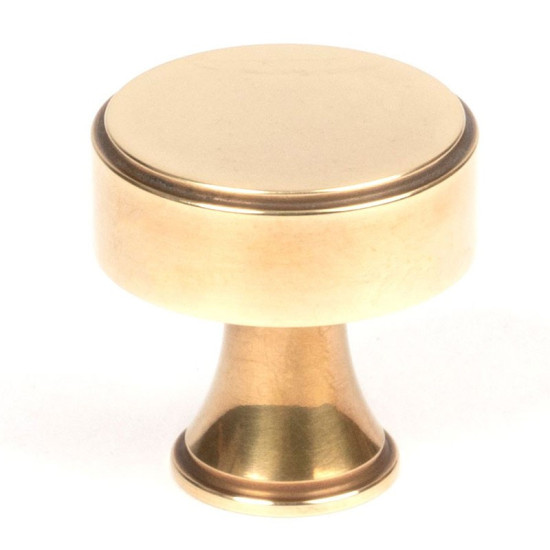 Aged Brass Scully Cabinet Knob