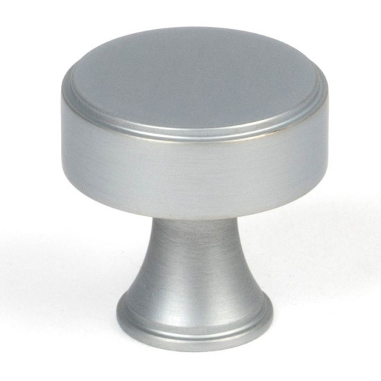 Satin Chrome Scully Cabinet Knob