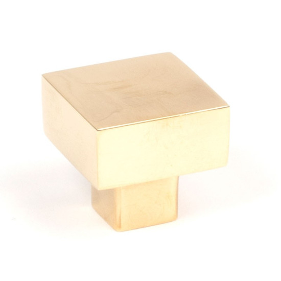 Aged Brass Albers Cabinet Knob