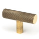 Aged Brass Brompton T Bar Cabinet Knob