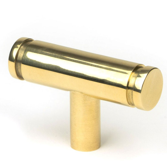Polished Brass Kelso T Bar Cabinet Knob