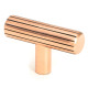 Polished Bronze Judd T Bar Cabinet Knob
