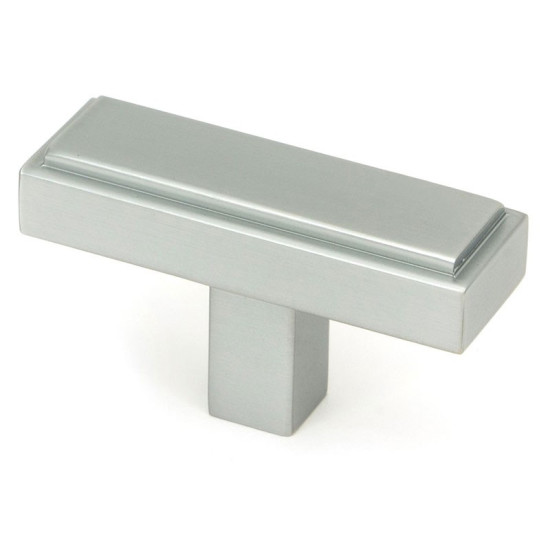 Satin Chrome Scully T Bar Cabinet Knob