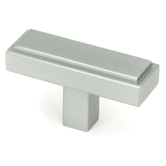 Satin Chrome Scully T Bar Cabinet Knob