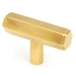 Aged Brass Kahlo T Bar Cabinet Knob