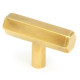 Aged Brass Kahlo T Bar Cabinet Knob