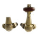 Faringdon Thermostatic Radiator Valve - Antique Brass CORNER TRV