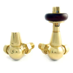 Faringdon Thermostatic Radiator Valve - Brass CORNER TRV