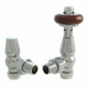 Faringdon Thermostatic Radiator Valve - Chrome Angled TRV