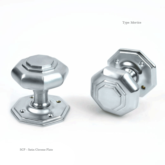 Flat Octagon Door Knob