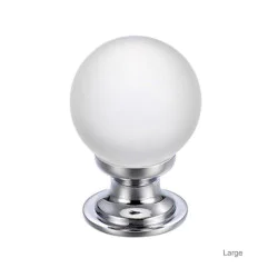 Frosted Glass Cabinet Knob