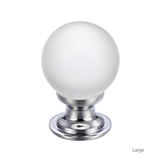 Frosted Glass Cabinet Knob